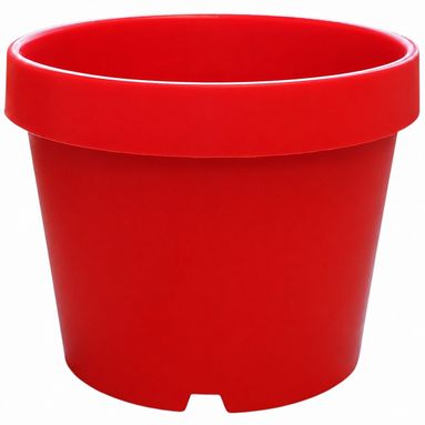 VASO ITALIA D.27,7XH22,4CM ROSSO.