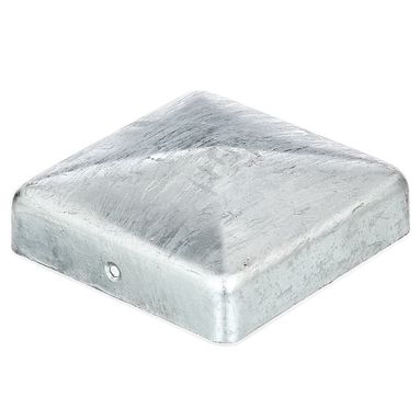 COPRIPALO PER PALI QUADRI 90X90MM ZINCATO A CALDO
