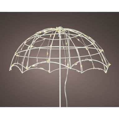 OMBRELLO LED BIANCO CALDO IN METALLO