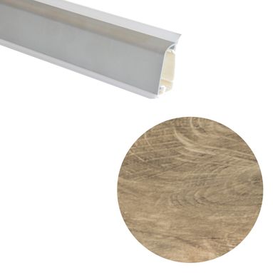 ALZATINA TRAPEZOIDALE ROVERE RUSTICO 300CM