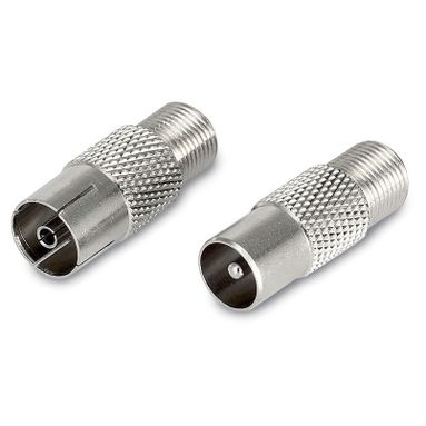COPPIA DI ADATTATORI 1F/IEC M + 1 F/IEC F