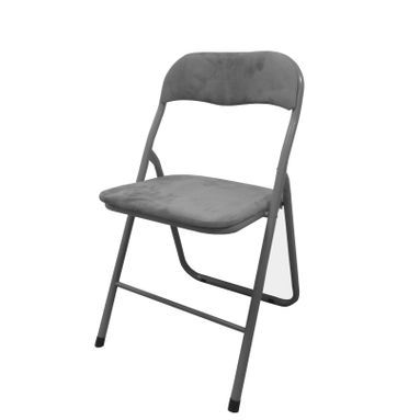 SEDIA PIEGHEVOLE POLO 44X45XH80CM GRIGIA