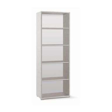 MOBILE A GIORNO 71X41XH199CM STRUTTURA OSSIDO BIANCO FRONTALE