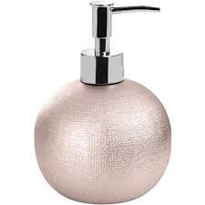 GLITTER DISPENSER IN CERAMICA ROSA RAMATO
