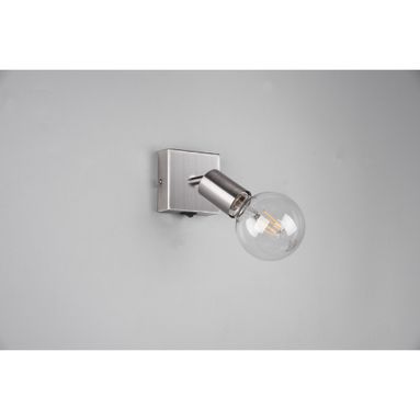 SPOT SINGOLO VANNES E14 9X11CM NICHEL OPACO