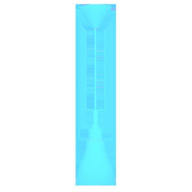 PENDEL E27 110CM AZZURRO IN SILICONE CON CAVO TREC