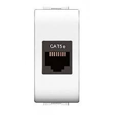 PRESA RJ45 MYLIFE CAT. 5E UTP BIANCA NON SCHERMATA