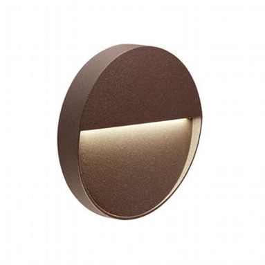 SEMI INCASSO LED PICCOLO (GEO ROUND) MARRONE