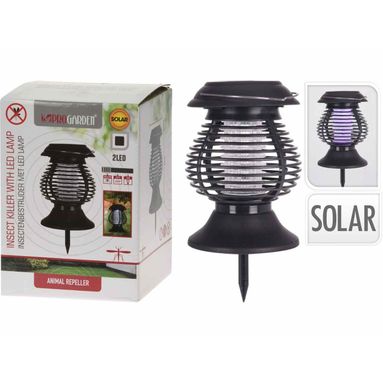 ZANZARIERA ELETTRICA SOLARE MOSQUITO KILLER 2 IN 1