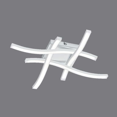 PLAFONIERA LED 4 ROUTE 5W 46X46CM 4000K BIANCA