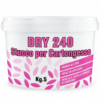 STUCCO IN PASTA DRY 240 5KG PER CARTONGESSO
