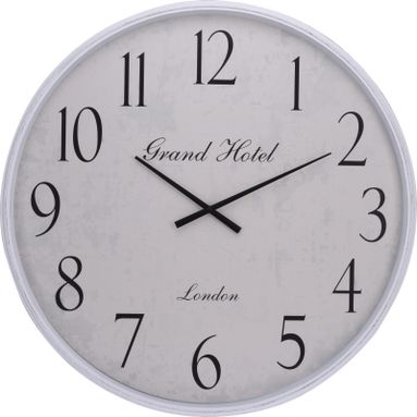 OROLOGIO DA PARETE D.76CM BIANCO GRAND HOTEL