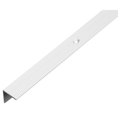 PROFILO PARAGRADINO FORATO 21X21X1000MM ALLUMINIO