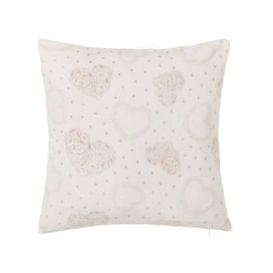 CUSCINO POLIESTERE BEIGE 45 X 45 CM