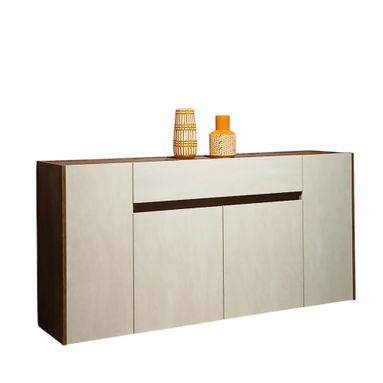 MADIA CRETA 170X40XH85CM NOCE / BIANCO SPATOLATO
