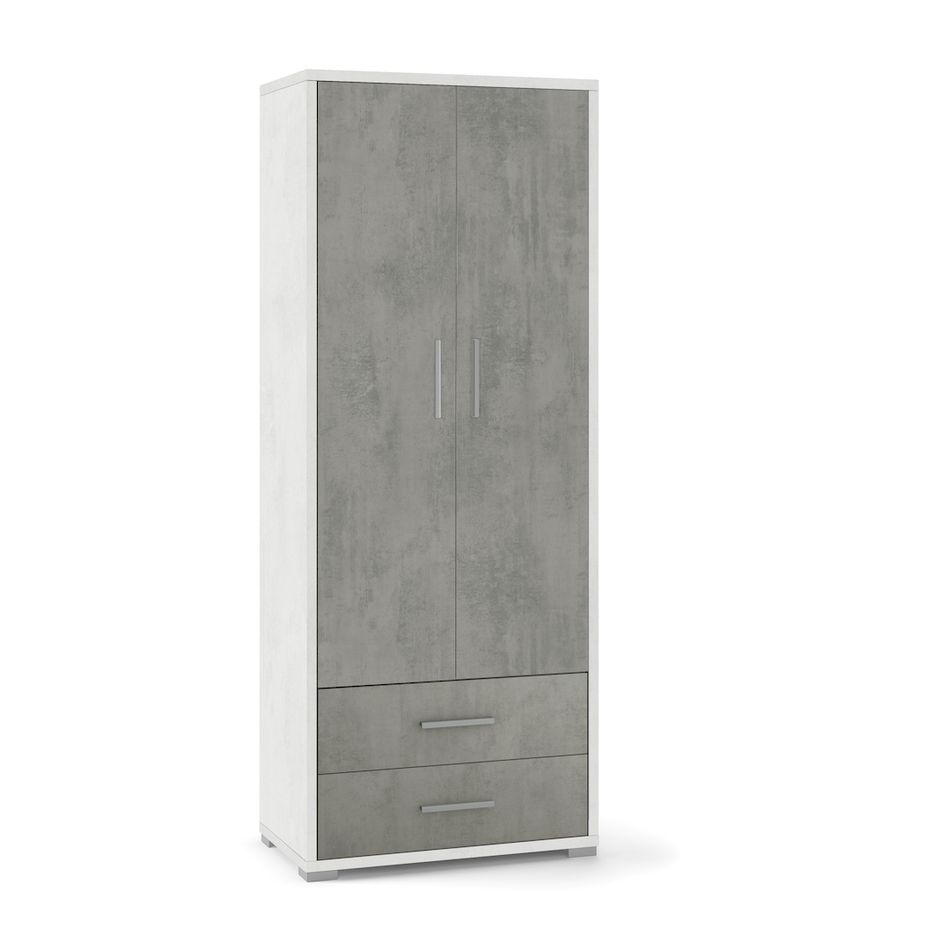 mobile-2-ante-2-cassetti-71x41xh182cm-struttura-ossido-bianco-frontale-cemento