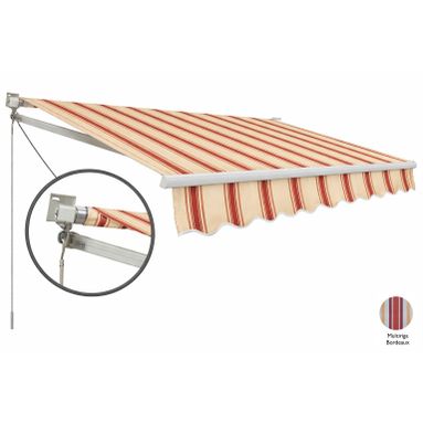TENDA DA SOLE ECO 3X2M MULTIRIGA BORDEAUX