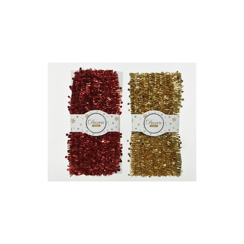 ghirlanda-oro-slash-rosso-5m