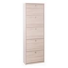 scarpiera-5-ante-63x29xh190cm-struttura-olmo-chiaro-frontale-olmo-chiaro
