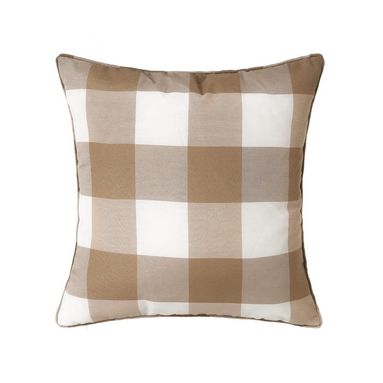 CUSCINO 45X45CM VICHY-TEXT IN POLIESTERE