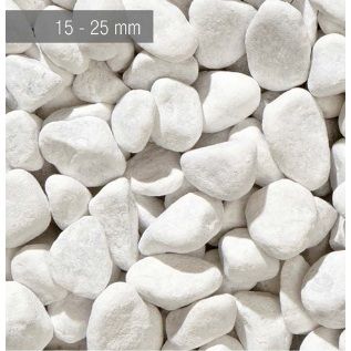 CIOTTOLI DI MARMO CARRARA BIANCO MM.15/25 KG 25