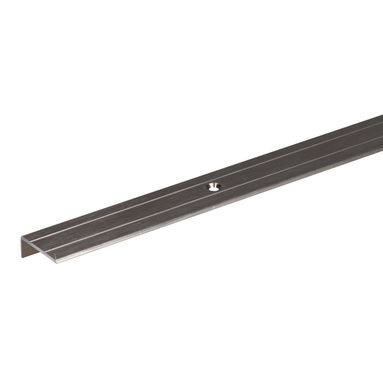 PROFILO PARAGRADINO FORATO 25X10X1000MM ALLUMINIO
