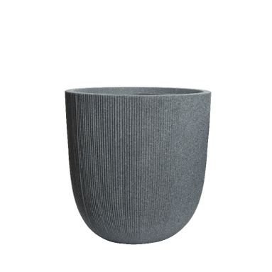 FIORIERA LENNOX IN PLASTICA D.44XH45CM GRIGIA A RI