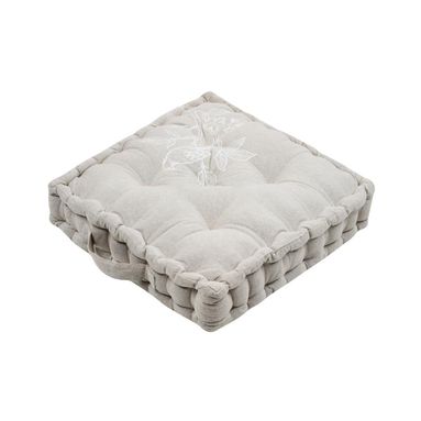 CUSCINO PAVIMENTO CLARINE 45X45XH10CM BEIGE.