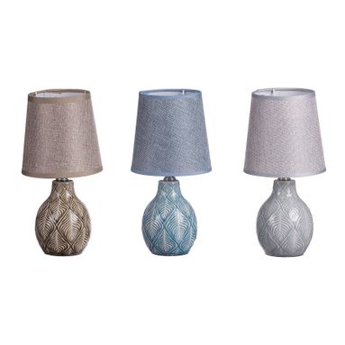 LAMPADA IN CERAMICA DARCY D13XH28CM IN 3 COLORI