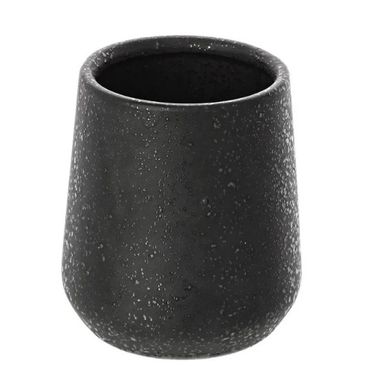 PORTASPAZZOLINI IBIZA IN CERAMICA NERA