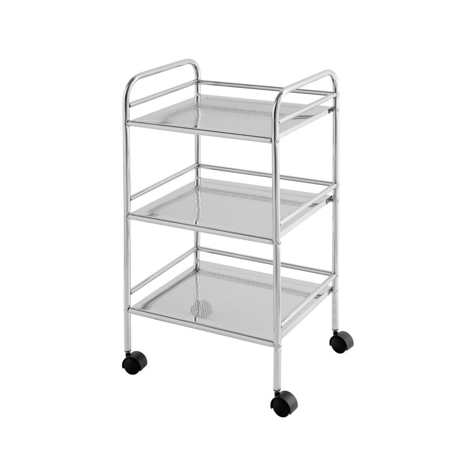 carrello-con-ruote-tre-ripiani-cromo-h75