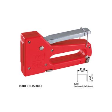 PUNTATRICE MANUALE 11,3MM IN PLASTICA