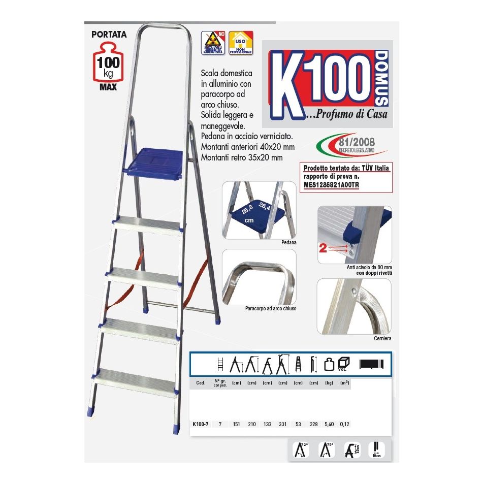 scala-domus-k100-7-gradini-53x11xh228cm-100kg