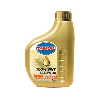 OLIO MOTORE TAMOIL 100% SINT 5W-40 1L B-D
