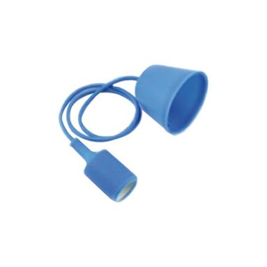 PENDEL E27 98CM BLU IN PLASTICA E SILICONE