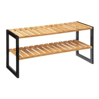 SCARPIERA A SCAFFALE 70X26XH35CM A 6 POSTI IN BAMB