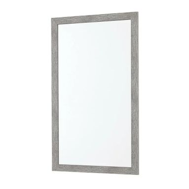 SPECCHIO CON CORNICE 60X80CM GRIGIO WOOD