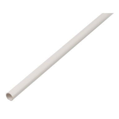 PROFILO TUBOLARE D.10X2000MM PVC BIANCO