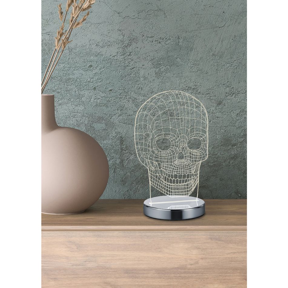 lampada-led-da-tavolo-skull-7w-h22cm-cromo