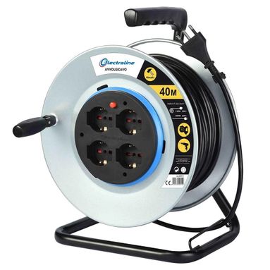 AVVOLGICAVO PROFESSIONALE 40M 3GX1.5MM 16A IN META