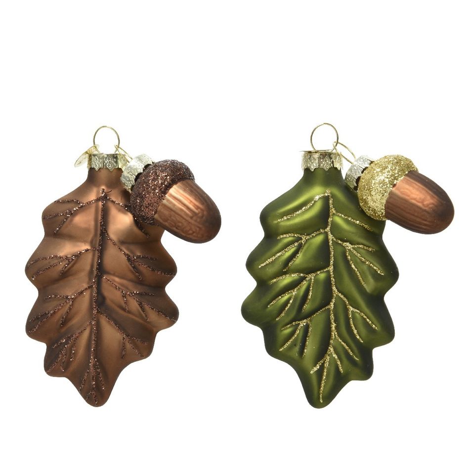 appendino-natalizio-foglia-con-ghianda-11cm-verde