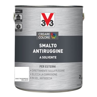 SMALTO ANTIRUGGINE 2,5L BRILL. BASE TRASPAR.