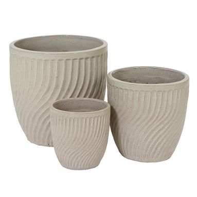 PORTAVASO LUZ PICCOLO D.24XH25CM BEIGE.