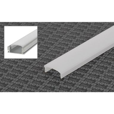COPERCHIO OPALE PER PROFILO ALLUMINIO 1,8XH0,7CM