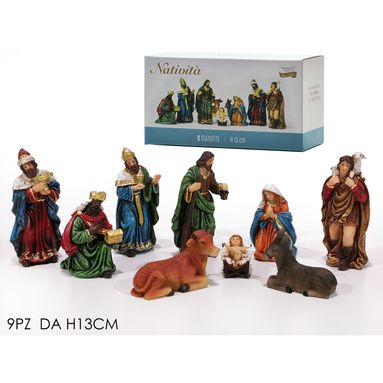 SET NATIVITA' 9PZ H13CM.