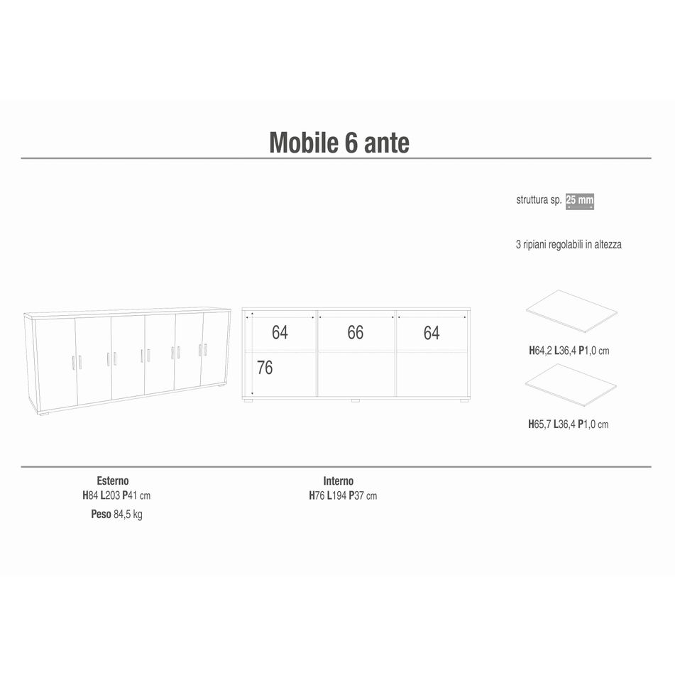 mobile-6-ante-kit-203x41xh84cm-struttura-noce-stelvio-frontale-ossido-bianco