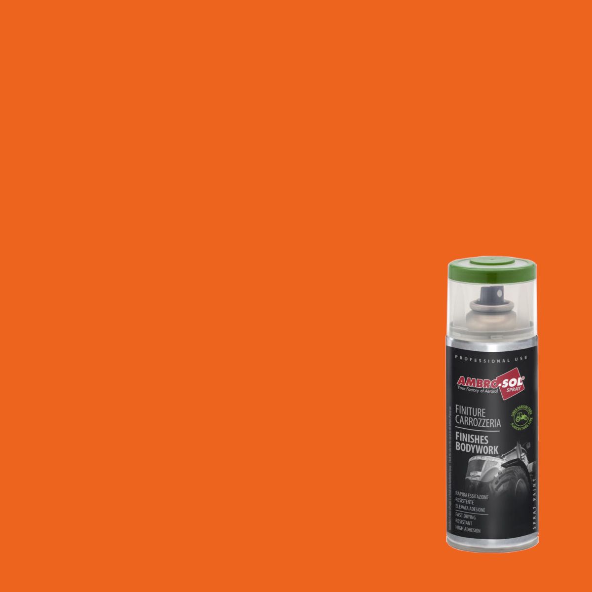 Vernice Spray Arancione 4 In 1 HITACHI - Bomboletta Per Macchine Agricole E Trattori - Alex Flittner