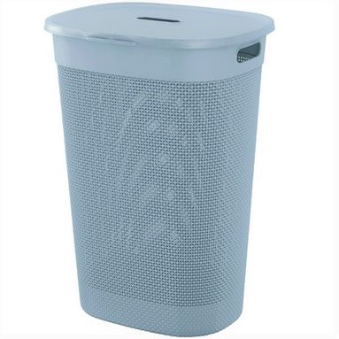 PORTABIANCHERIA FILO 55L 44X35XH61CM BLU PIETRA