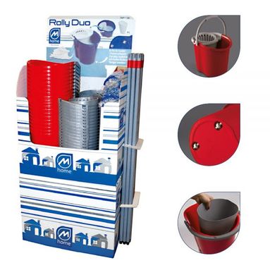 KELLY MOP SET - SECCHIO/STRIZZATORE/MANICO/ MOP FI