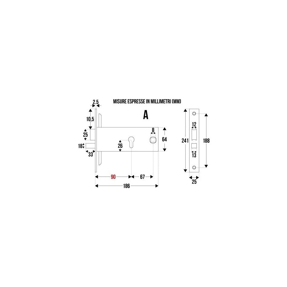 serratura-omec-fascia-sicurezza-foro-cilindro-e90